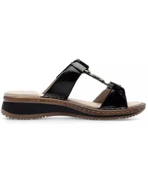Ara Schoenen ,Zwart ,Leer Hawaii Sandalen Sale