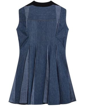 Sacai Short Dresses - Blue