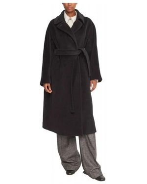 Marella Belted Coats - Black