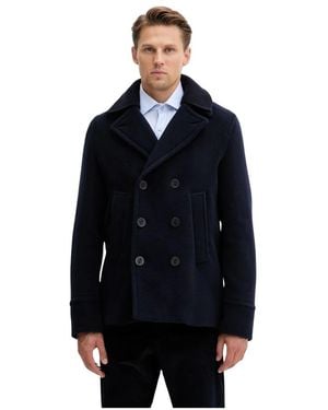 Paul & Shark Double-Breasted Coats - Negro