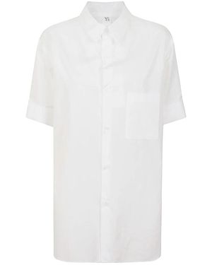 Yohji Yamamoto Shirt Dresses - White
