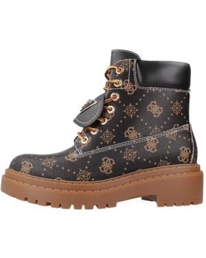 Guess Schnürstiefel - Schwarz