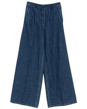 forte_forte Wide Jeans - Azul