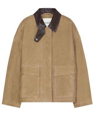 Closed Leather Jackets - Neutro