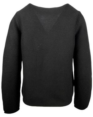La Fileria V-Neck Knitwear - Black