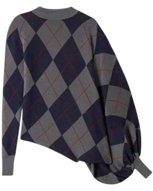 A.W.A.K.E. MODE Rundhals-Strickware - Blau