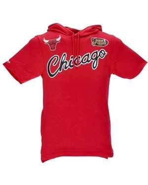 Mitchell & Ness Hoodies - Red