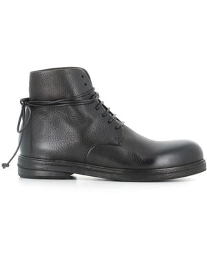 Marsèll Schwarzer Lederstiefelette