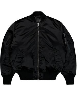 Alpha Industries Ma-1 Base Flight Bomber Jacket - Zwart