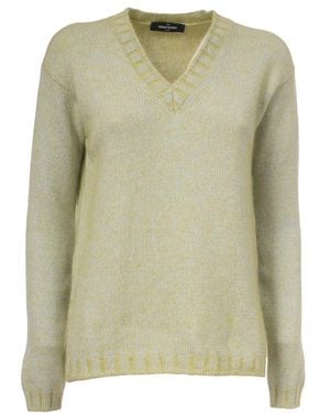 Gran Sasso V-Neck Knitwear - Verde
