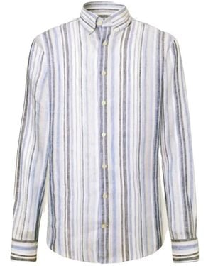 Hackett Casual Shirts - Bleu
