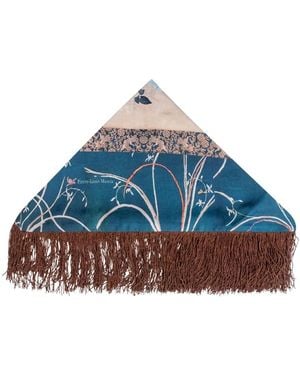 Pierre Louis Mascia Silky Scarves - Blu
