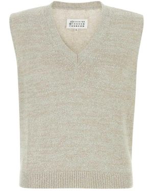 Maison Margiela Sleeveless Knitwear - Neutro