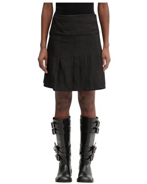 Our Legacy Rokken ,Zwart ,Linnen Girdle Skirt
