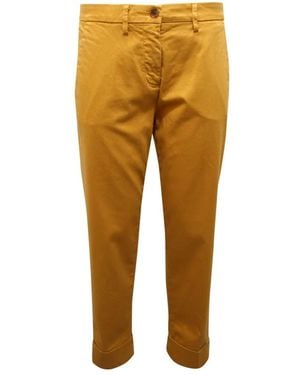 Mason's Cropped Trousers - Yellow