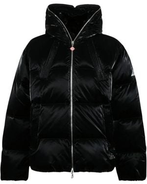 CASABLANCA Jassen ,Zwart ,Nylon Lacquered Nylon Puffer Donsjack