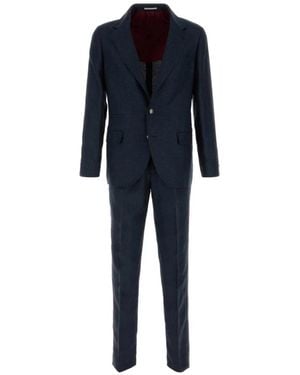 Brunello Cucinelli Single Breasted Suits - Blue