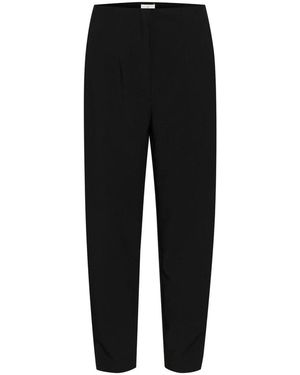 Kaffe Straight Trousers - Black