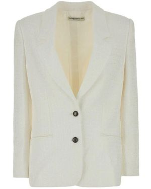 Alessandra Rich Stilvolle Blazer Und Westen Für Frauen - Weiß