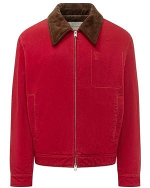 Ami Paris De Coeur Crewneck Sweatshirt - Rood