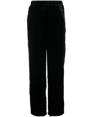 Gold Hawk Straight Trousers - Black