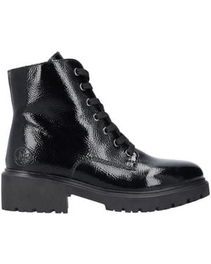 Rieker Lace-Up Boots - Negro