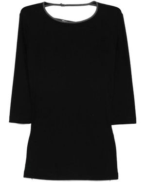 IRO Rundhals-Pullover - Schwarz