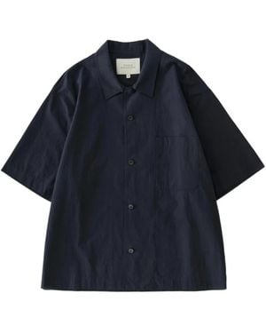 Studio Nicholson Short Sleeve Shirts - Blue