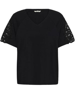 Cream T-Shirts - Negro