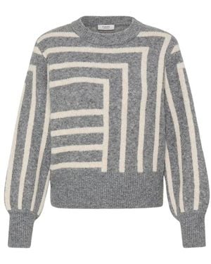 B.Young Round-Neck Knitwear - Gris