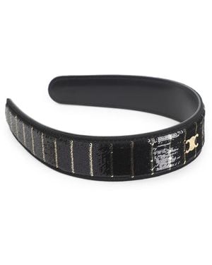 ヘアアクセサリー CELINE HAIR ACCESSORIES BLACK Celine Headbands and Hair Accessories for Women | Online