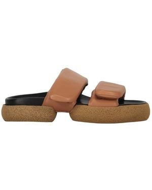 Dries Van Noten Sliders - Marrone
