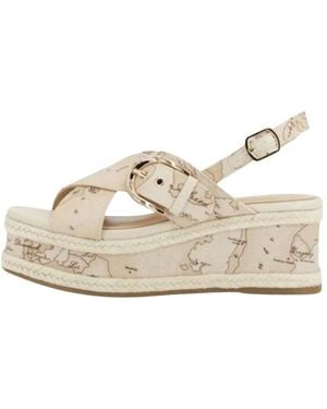 Alviero Martini 1A Classe Wedges - Metallizzato