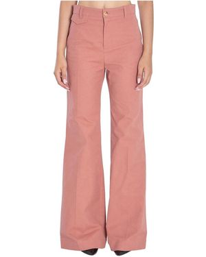 Chloé Wide Trousers - Pink