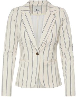 Ichi Jassen ,Veelkleurig ,Ihkate Blazer - Wit