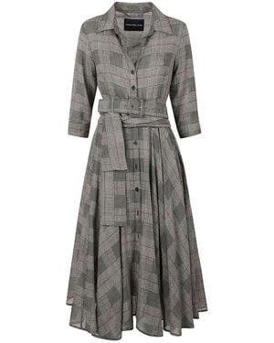 Samantha Sung Shirt Dresses - Grey