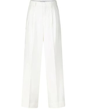 RAFFAELLO ROSSI Wide Trousers - White