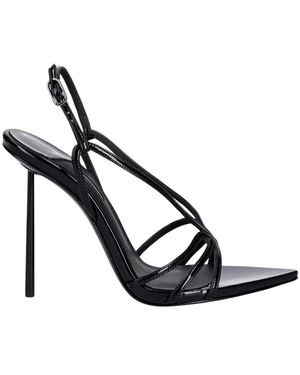 Le Silla Schoenen ,Zwart ,Leer Sandalo Eugenie