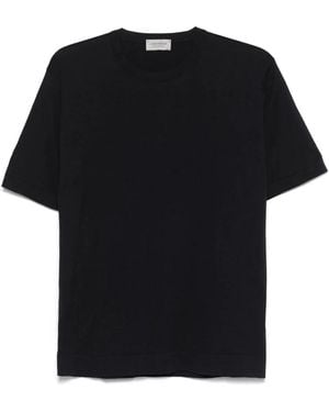 John Smedley T-Shirts - Black