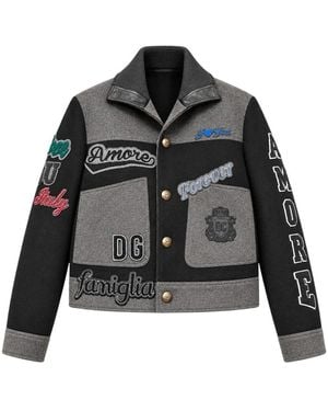 Dolce & Gabbana Bomber Jackets - Negro