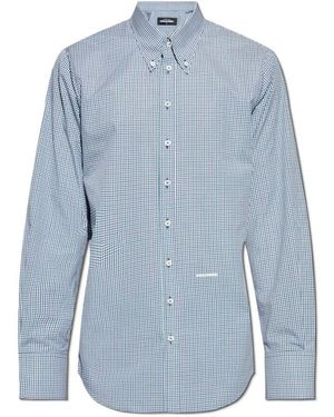 DSquared² Kariertes hemd - Blau