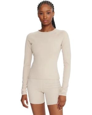 Reebok Long Sleeve Training Tops - Neutro