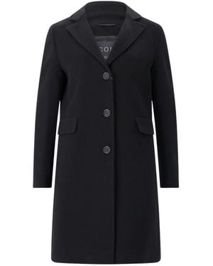 Cinzia Rocca Single-Breasted Coats - Black