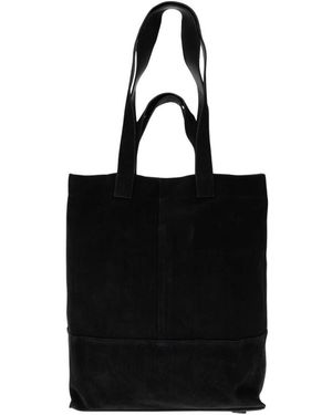 AllSaints Suede Cassius Shopper Bag - Schwarz