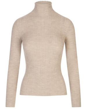 Agnona Turtlenecks - Natural