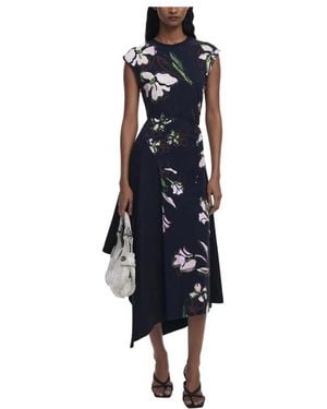 Desigual Midi Dresses - Azul