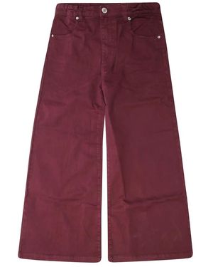 Dixie Pantalone Flare - Rood