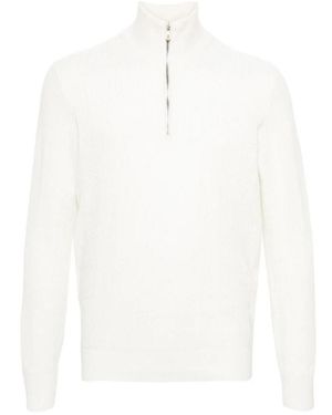 Brunello Cucinelli Rollkragenpullover - Weiß