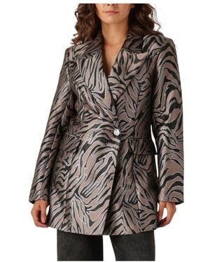 Bruuns Bazaar Bronzefarbener Blazer Für Stilvollen Herbst/Winter Look - Schwarz