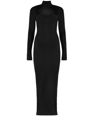 Self-Portrait Maxi Dresses - Black